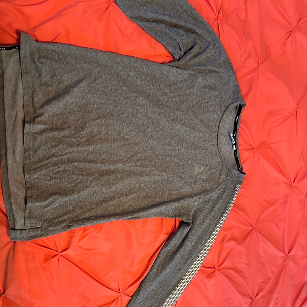 Puma Charcoal Long Sleeve Men's Tee